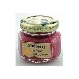 Aloha Bay Palm Wax Candles   Mulberry (Wine)   Scented Trip Light Jars 