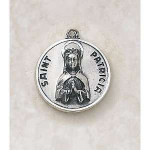   Patron Saint Patricia Medal Catholic Pendant Necklace Jewelry: Jewelry