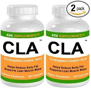 BOTTLES CLA 360 total Capsules Conjugated Linoleic Acid Fat Burner 