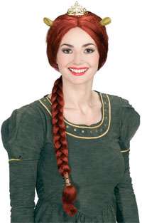 Deluxe Princess Fiona Costume Wig   Authentic Shrek Cos  