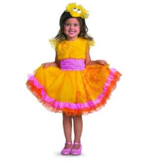 Sesame Street Frilly Big Bird Dress Costume w/Headband Infant 12 18 