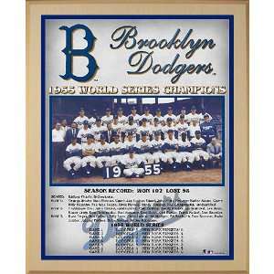  Healy Brooklyn Dodgers 1955 World Series Team Picture 