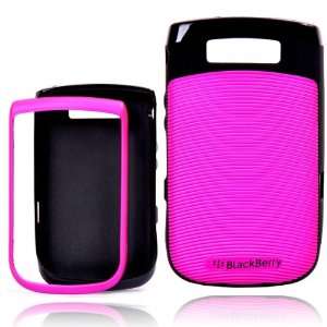  Hot Pink Plastic Hybird Hard Case Cover for BlackBerry 