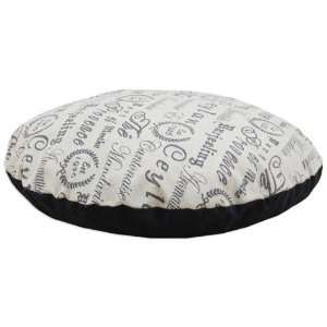   Black Collection Pet Bed, 36 ROUND, TEAHOUSE BLACK