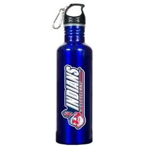  Cleveland Indians MLB 26oz Blue Stainless Steel Water Bottle 