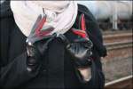 leather black # leather red # high heels # overknee # gloves # glove 