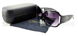 Louis V Designer Eyewear Black Womens Oversized Frame Fashion 