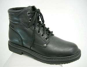 Mens Knapp 2663SR Slip Resistant Black Boots 7 EEE New  