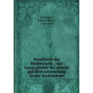  Handbuch der Hydrostatik  mit vorzuÌ?glicher RuÌ 