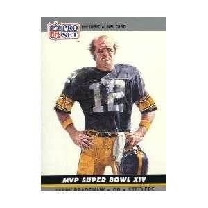  1990 Pro Set Super Bowl MVPs #14 Terry Bradshaw: Sports 