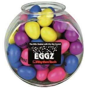   /BOX)RhythmTech   Eggz Shakers Asst Color Box/24 Musical Instruments