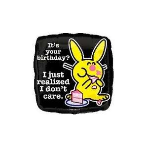   Bunny Dont Care Cake   Mylar Balloon Foil: Health & Personal Care