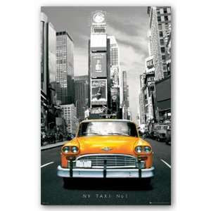  New York Taxi Wall Poster 22 X 34 0420