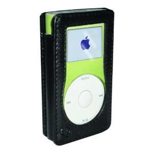  PodFolio Leather Case for iPod mini (Black): MP3 Players & Accessories