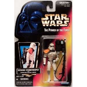  POTF2 Tatooine Stormtrooper RED CARD C7/8: Toys & Games