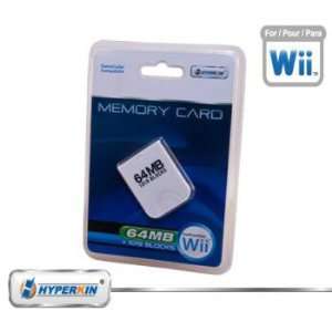  New Nintendo Wii / Gamecube Hyperkin 64 MB Memory Card 