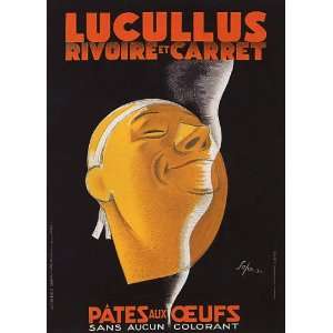  LUCULLUS RIVOIRE ET CARRET PATES AUX OEUFS FRANCE FOOD 