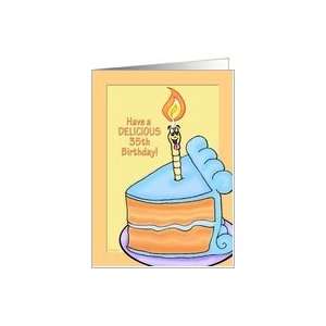  Tasty Cake Humorous 35th Birthday Card Card Toys & Games