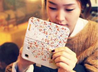 Blossom(Apple)/HAPPYMORI iphone4, 4S diary type Korean leather cute 