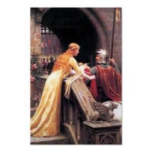  Medieval Lady and Knight Poster: Home & Kitchen