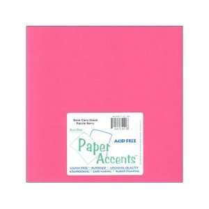  Paper Accents Cardstock 12x12 Smooth Razzle Berry  65 lb 