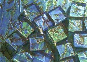 1sqft 1 VAN GOGH Mosaic Glass Tile BLUEGREEN craft  
