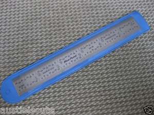 Blue Point Snap On GA 2B Precision Steel Ruler 6   