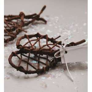  Snow Shoes Place Card Holders   Sold in Sets of 6 