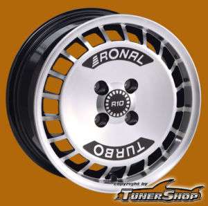 Ronal Turbo Wheels 15x7 100x4 3 series BMW 3/1 E30  