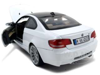 BMW M3 E92 COUPE WHITE 1:18 DIECAST MODEL CAR  