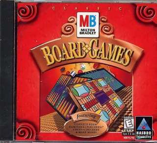 Milton Bradley Classic Board Games PC New Sealed  