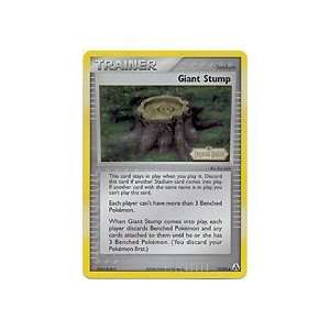  Pokemon EX Legend Maker Holofoil Card Uncommon Giant Stump 
