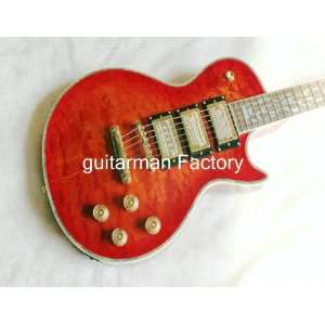   electric guitar sunburst with flame fingerboard: Musical Instruments