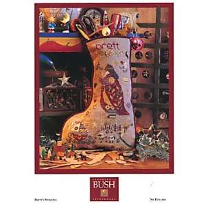  Bretts Stocking   Cross Stitch Pattern: Arts, Crafts 