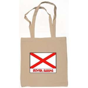  Brewton Alabama Souvenir Tote Bag Natural: Everything Else