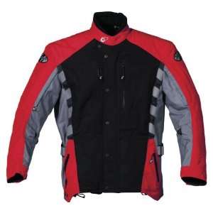  Joe Rocket Ballistic 7.0 Textile Jacket   Red/Gun Metal 