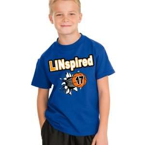   LINspired #17 Hi Quality Jeremy Lin Tagless T shirt 