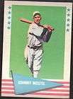 1961 Fleer Baseball Johnny Mostil #64  