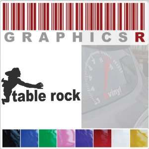  Sticker Decal Graphic   Rock Climber Table Rock Guide Crag 