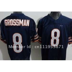  chicago bears #8 rex grossman blue jerseys football 