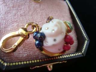JUICY COUTURE PAVE ICE CREAM BOWL CHARM  