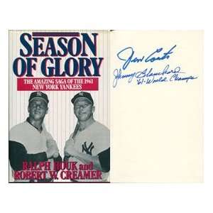  Johnny Blanchard & Jim Coates Autographed Season of Glory 
