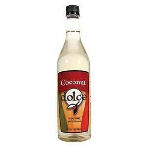 Dolce Coconut Coffee Flavoring Syrup: Grocery & Gourmet Food