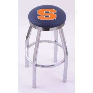 Syracuse University 30 Single ring swivel bar stool with Chrome 