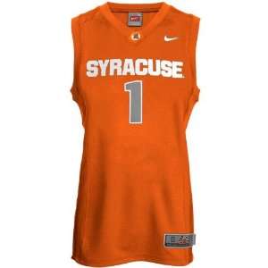   Syracuse Orange #1 Youth Orange Replica Basketball Jersey: Sports