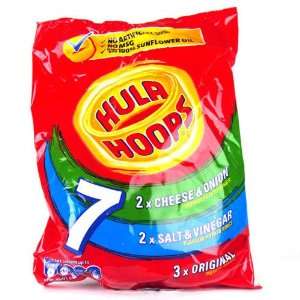 KP Hula Hoops Assorted 7 Pack 150g  Grocery & Gourmet Food