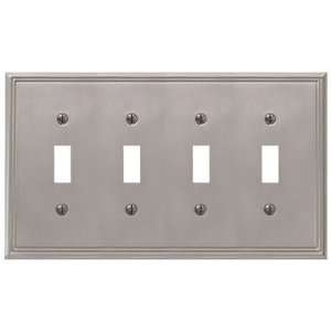   Creative Accents Brushed Nickel Wall Plate (3104BN): Home Improvement