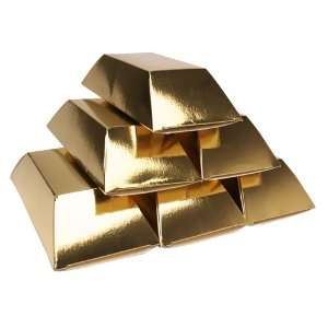  Western Themed Gold Bar Treat Boxes Health & Personal 