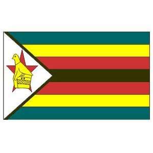  Zimbabwe 6 x 10 Nylon Flag: Patio, Lawn & Garden