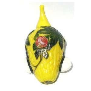 Silk Worm on Fruit ~ PG Snuff Bottle 